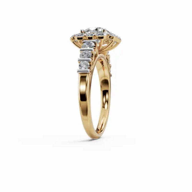 Radiant Vow Diamond Engagement Ring