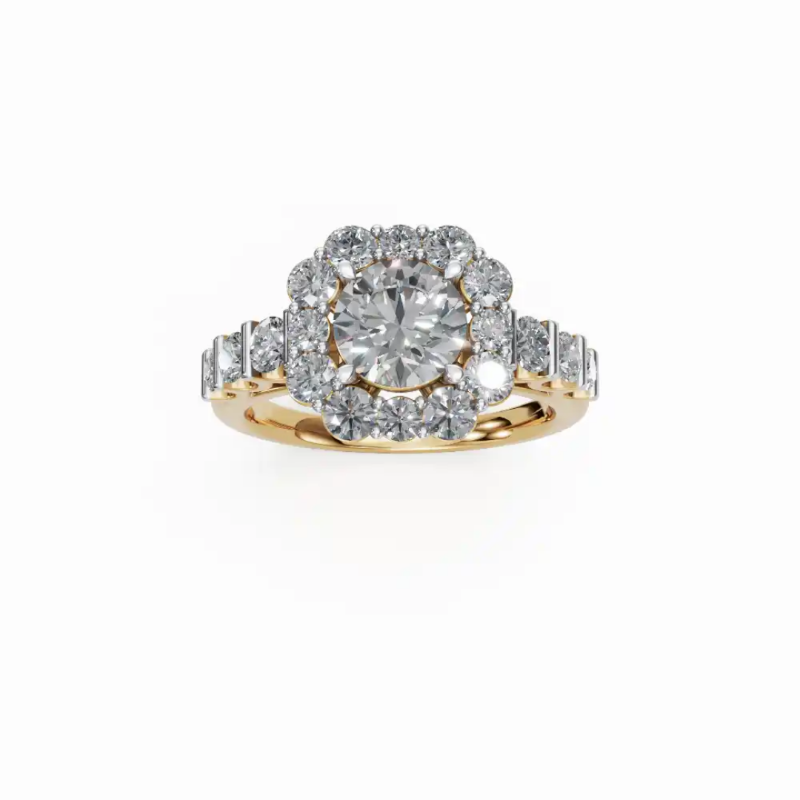 Radiant Vow Diamond Engagement Ring