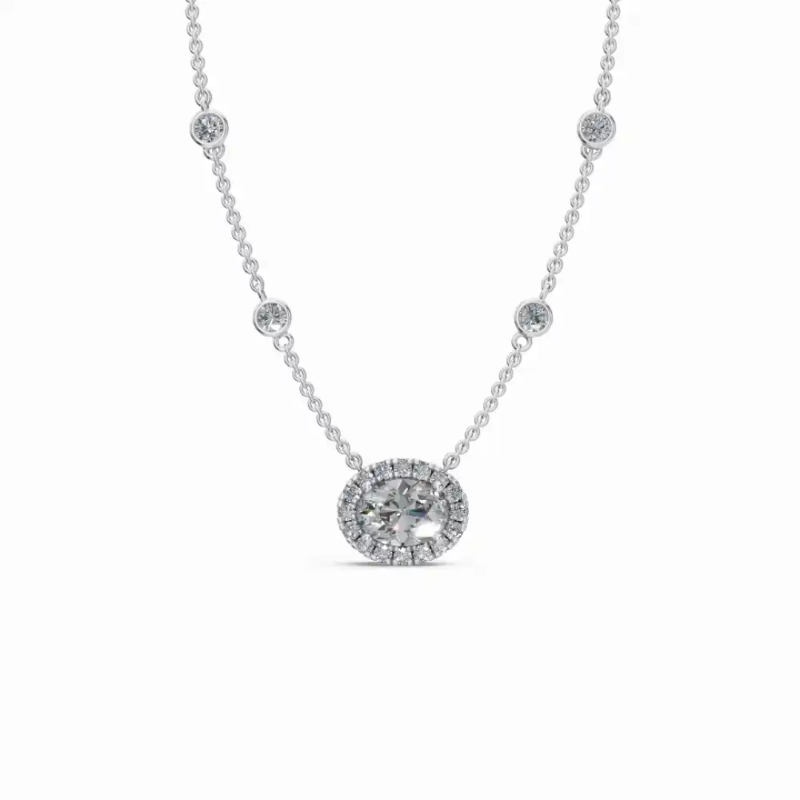 Lustre Halo Diamond Pendent