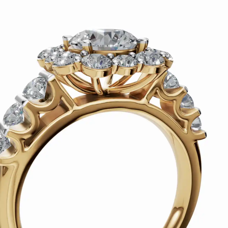 Radiant Vow Diamond Engagement Ring