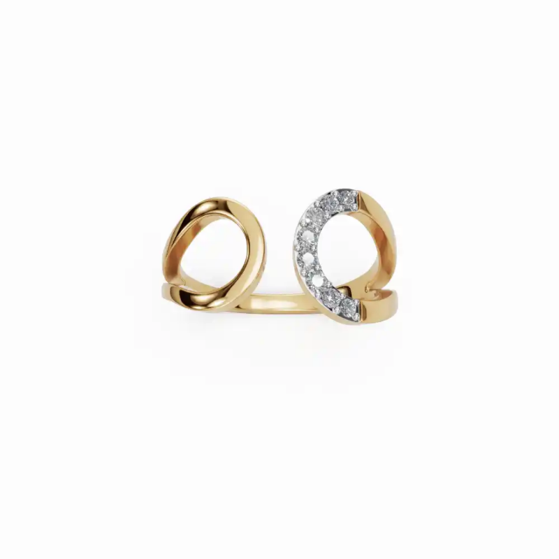 Infinity Loop Diamond Ring