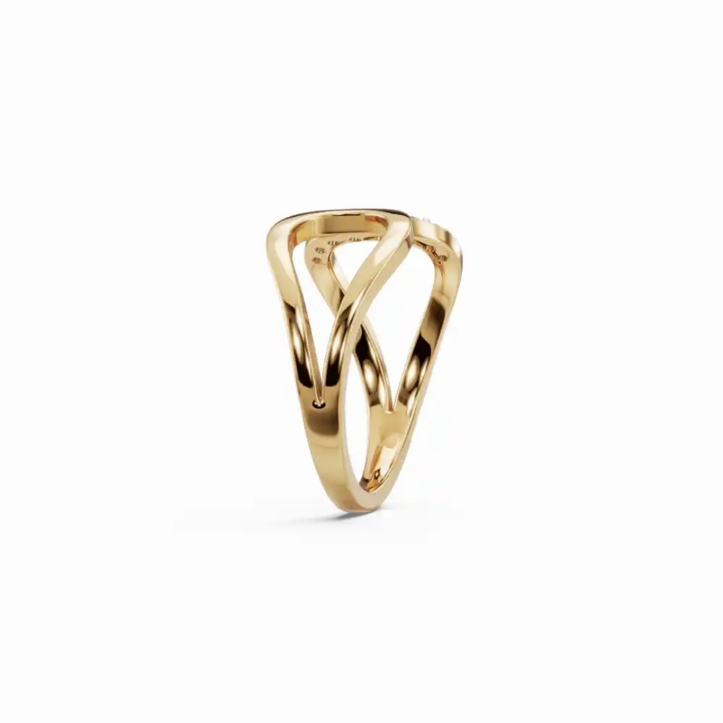 Infinity Loop Diamond Ring