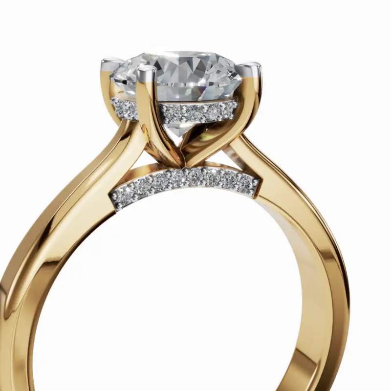 Classic Round Solitaire Diamond Ring