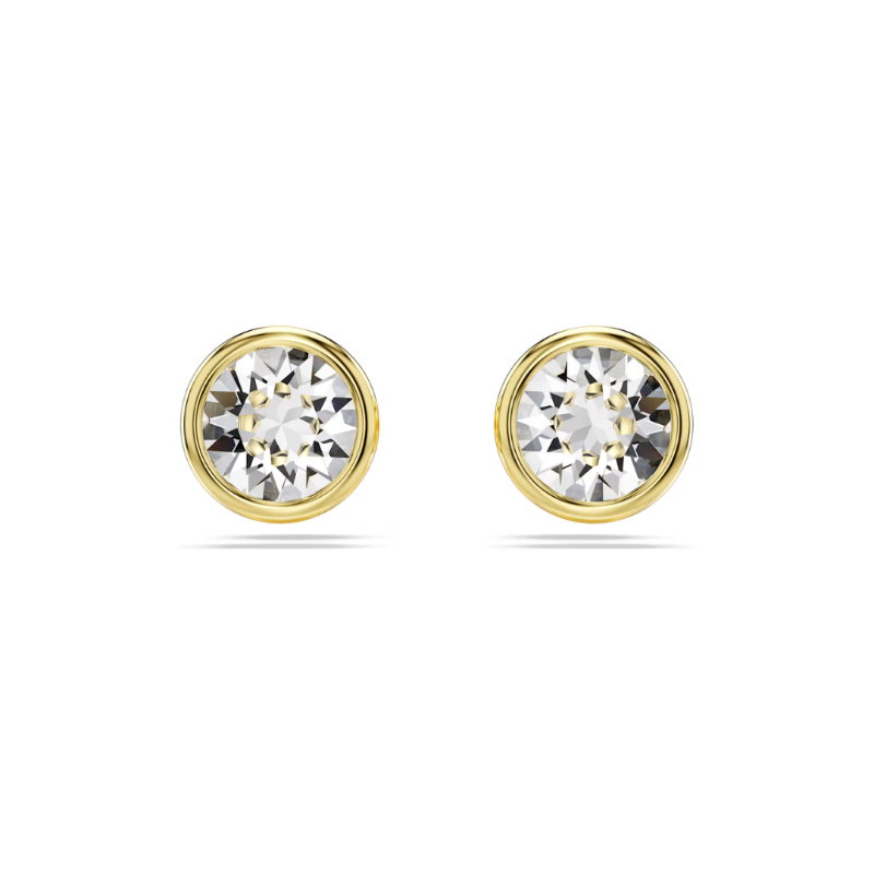 Imber stud earrings - Round cut