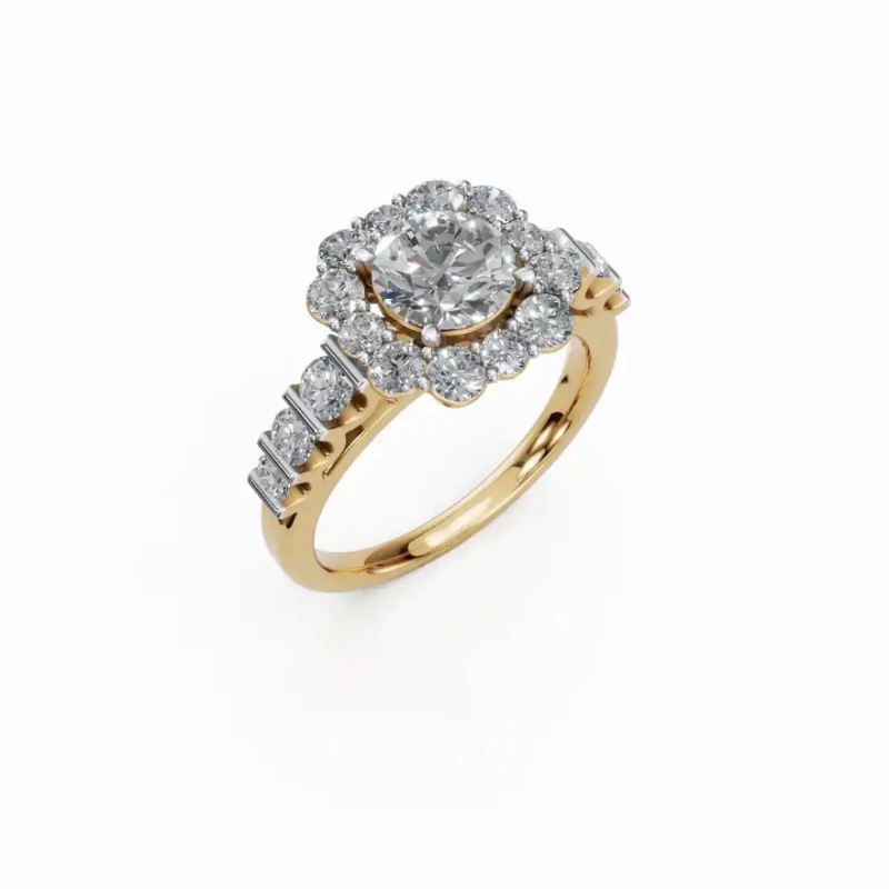 Radiant Vow Diamond Engagement Ring