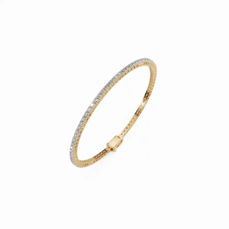 Tennis Bracelet 2- Yellow Gold