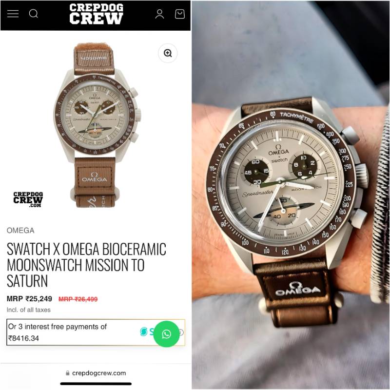 Omega x Swatch MoonSwatch - Mission to Saturn