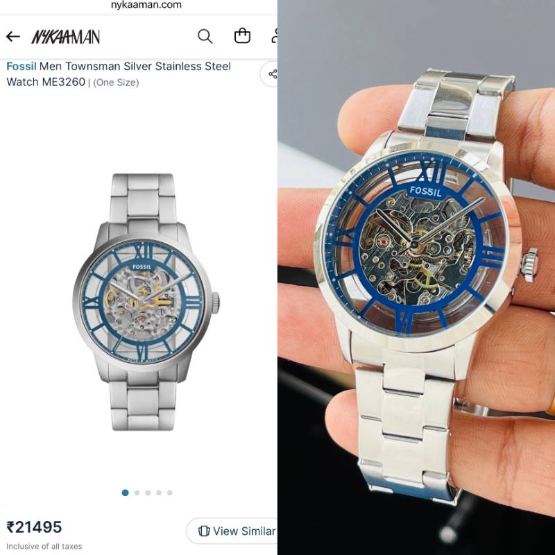 Fossil ME3260 Townsman Men's Chronograph Watch – Elegant Stainless Steel Timepiece