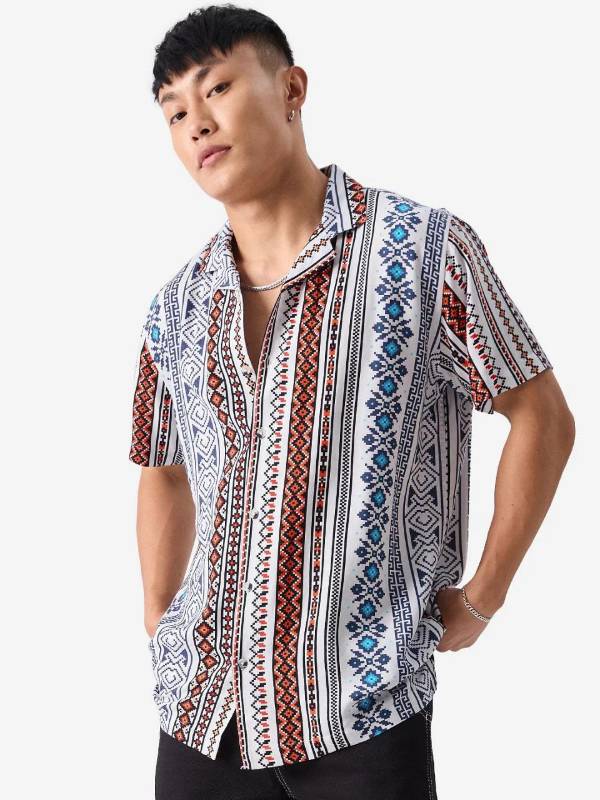 Premium Men's Cotton Printed Stylish Designed Shirt