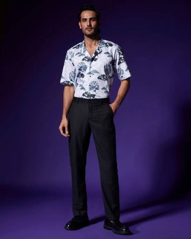 Premium Men's Cotton Printed Stylish Shirt