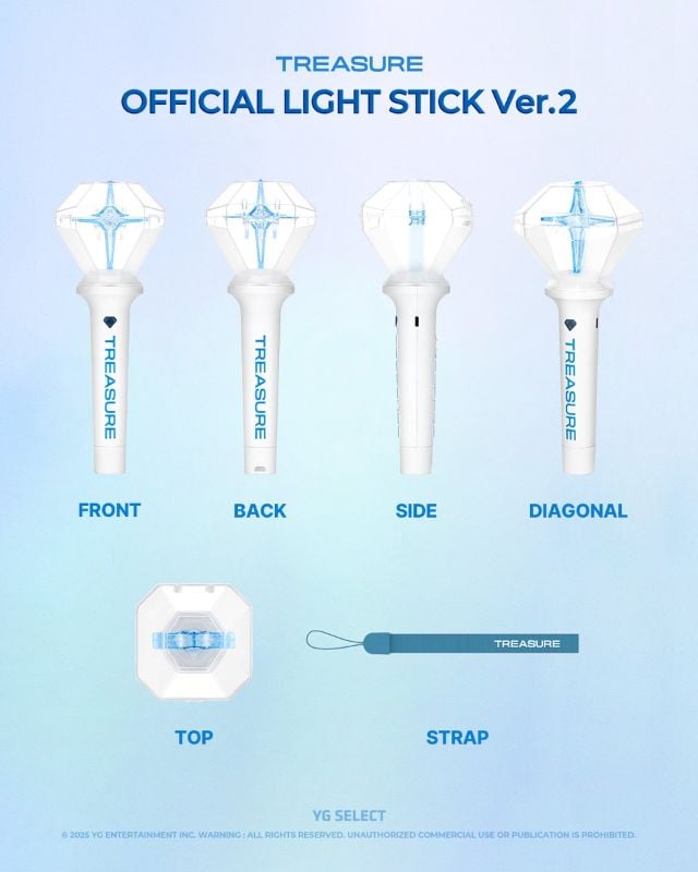 TREASURE OFFICIAL LIGHTSTICK VER.2