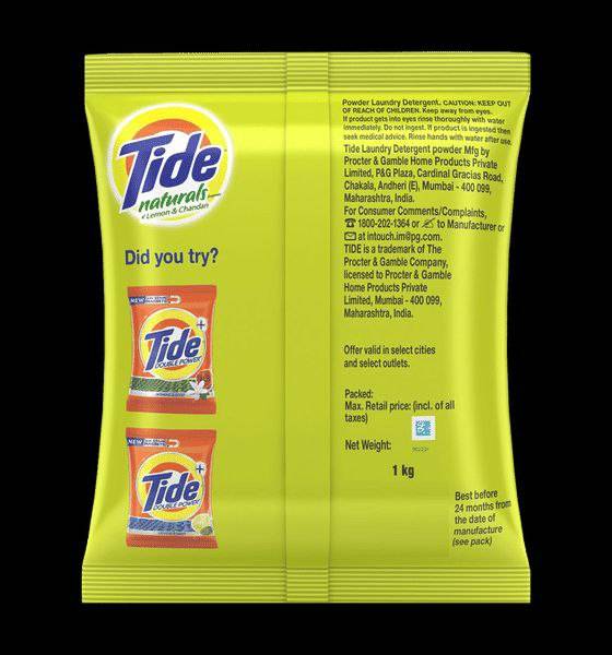 Tide Natural Lemon & Chandan 1Kg