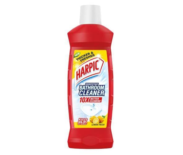 Harpic Red Bathroom Cleaner Lemon Fresh 1L