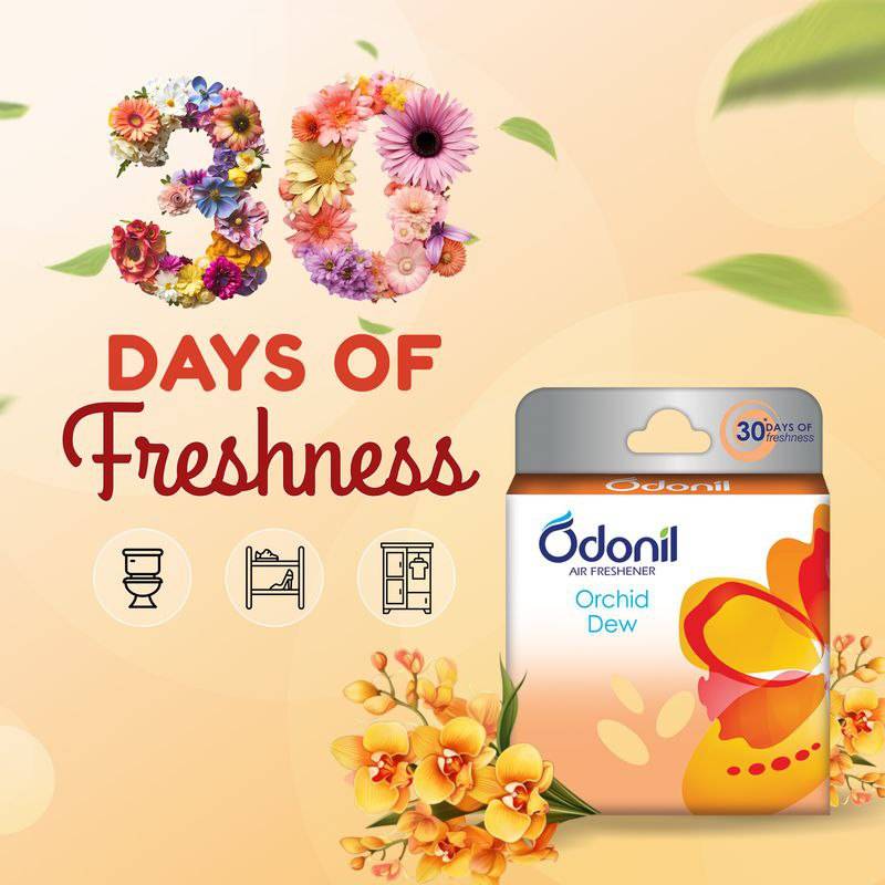 Dabur Odonil Orchid Dew Air Freshener 50G