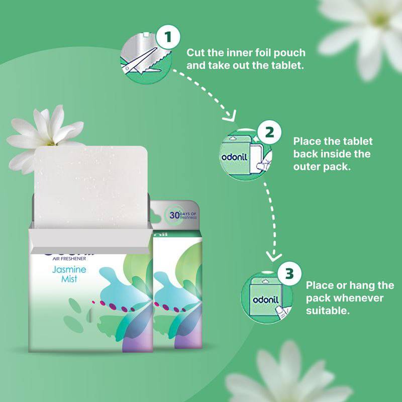 Dabur Odonil Jasmine Mist Air Freshener 50G