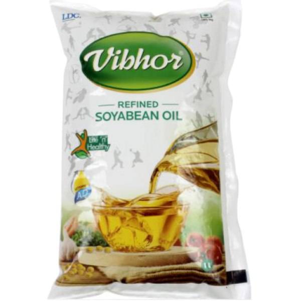 Vibhor Refined Soybean Oil 1L