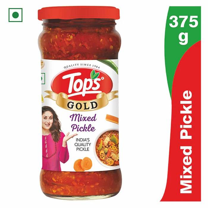 Tops Gold Mixed Pickle 375g