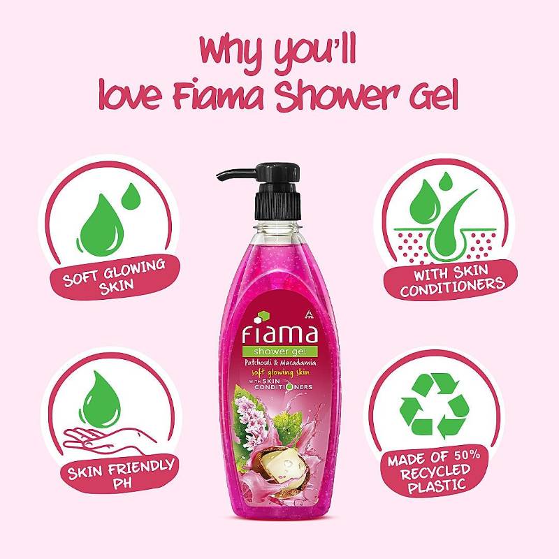 Fiama Shower Gel Patchouli & Macadamia Conditioners 250ml