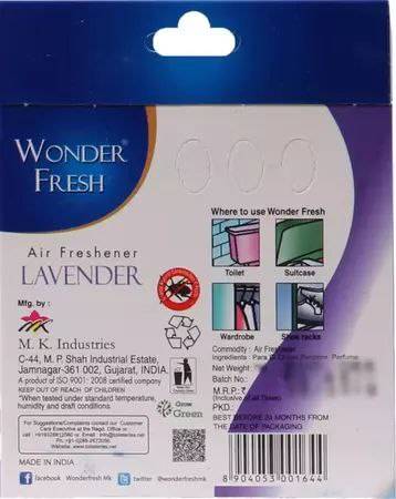Wonder Fresh Air Freshener Lavender 50g