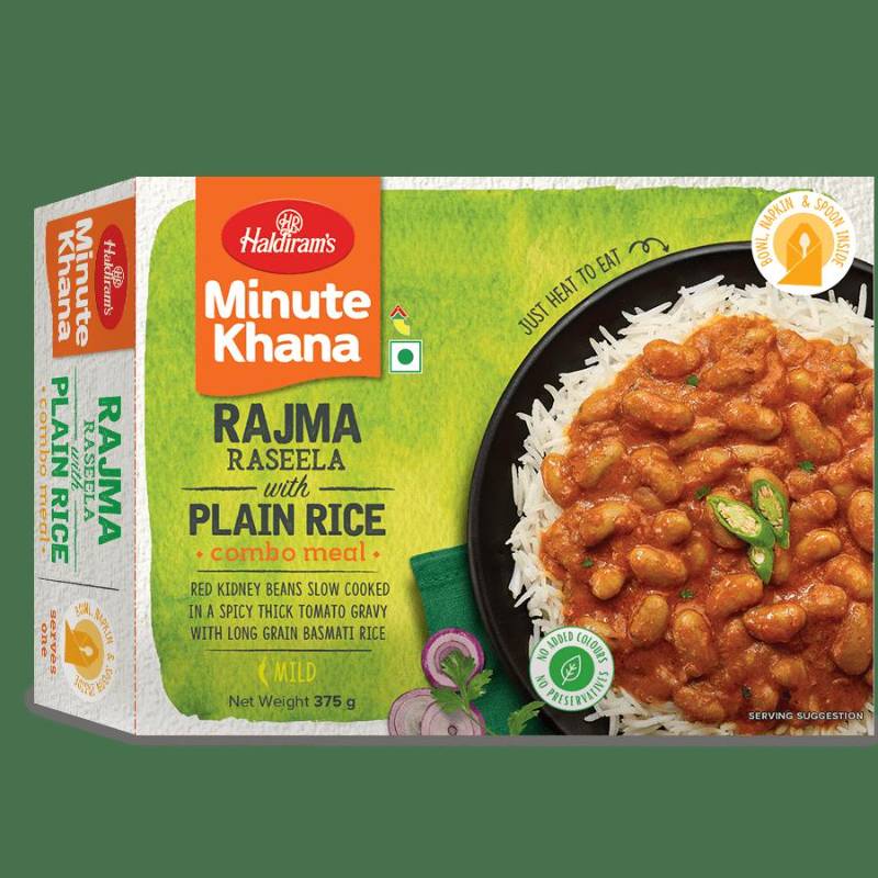 Haldiram Rajma Raseela With Plain Rice 375gm