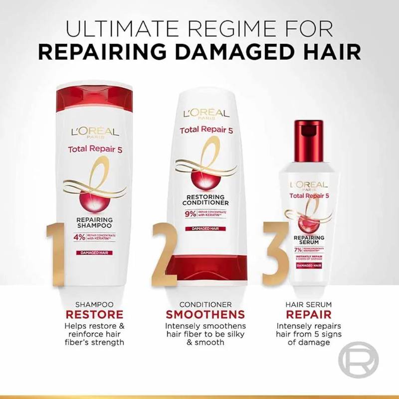 Loreal Total Repair 5 Restoring Shampoo 192.5 ML