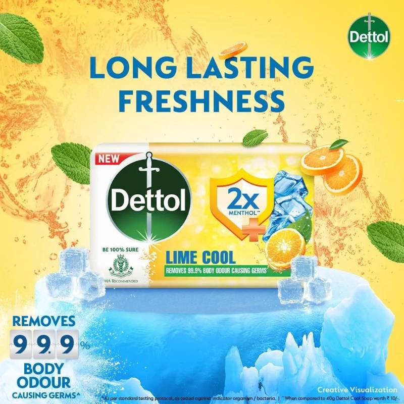 Dettol Lime Cool Soap 300g