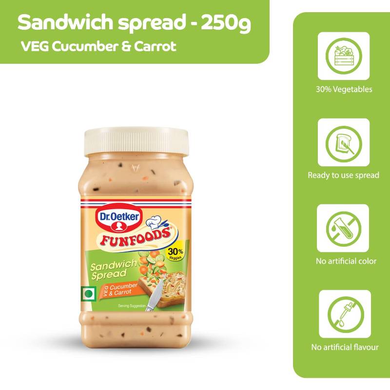 Dr Oeker Fun Food Sandwich Spread 250g