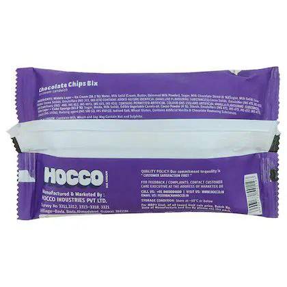 Hocco Chocolate Chips Sandwiches 125ml