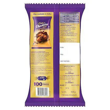 Cadbury Choclairs Gold Coffee 520g