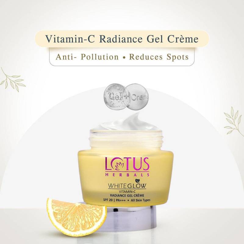 Lotus Herbals White Glow Vitamin- C + Gold Radiance Serum 30ml