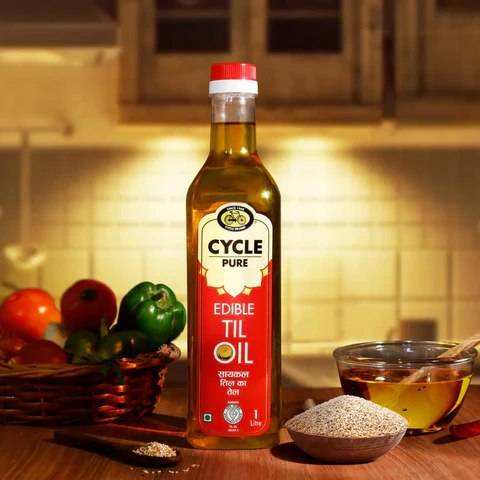 Cycle Pure Cold Press Edible Till Oil 500ml
