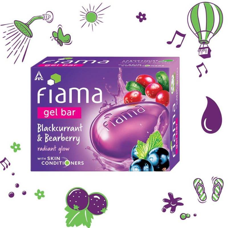 Fiama Blackcurrant & bearberry Soap 75g