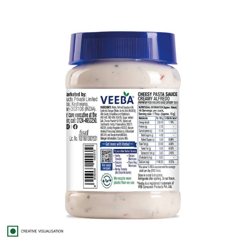Veeba Cheesy Pasta Sauce 250g
