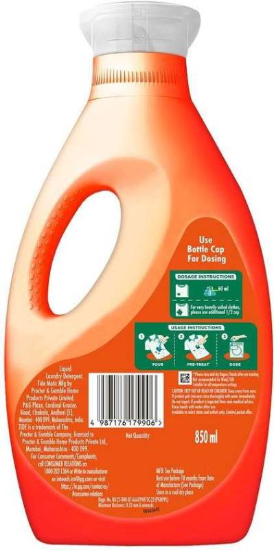 Tide Matic Front Load 850ML