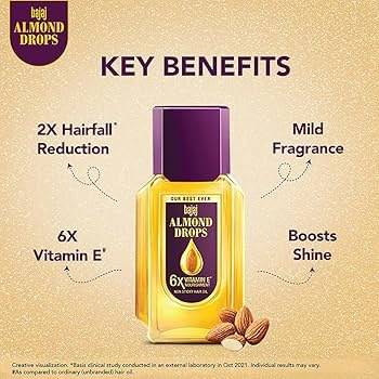 Bajaj Almond Drops Hair Oil 45 ML