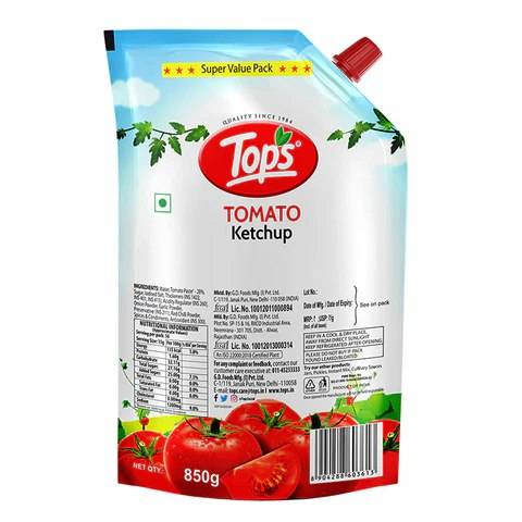 Tops Tomato Ketchup 850g
