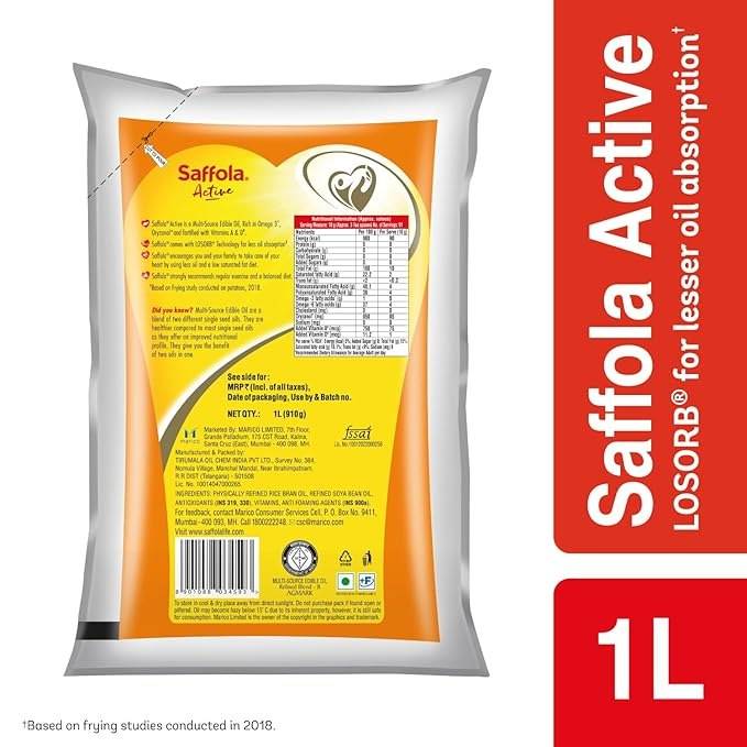 Saffola Active Refined 1L