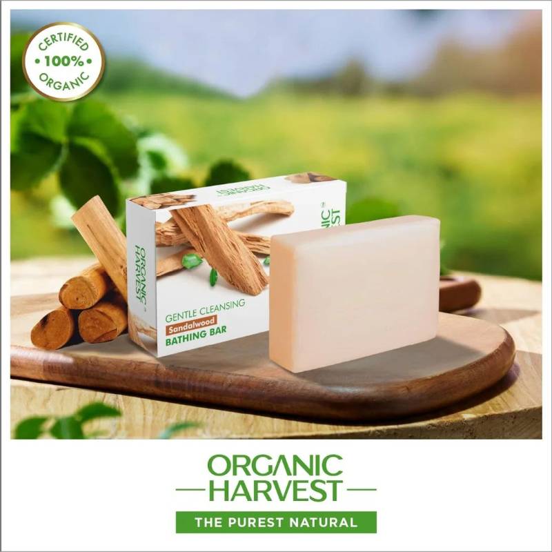 Organic Harvest Sandalwood Soap 125g 4N