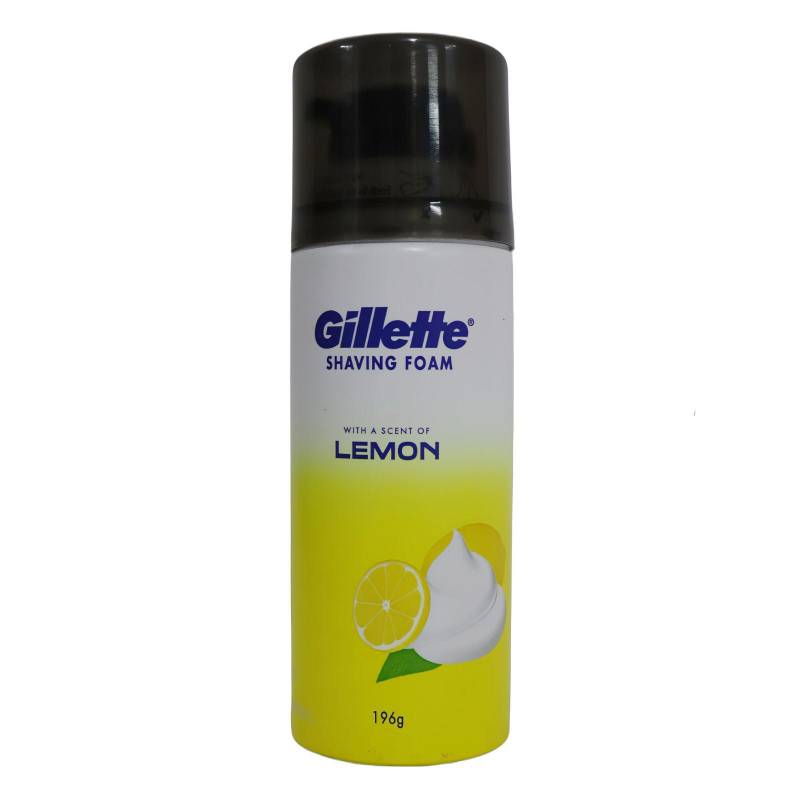 Gillette Shaving Foam Lemon 196g