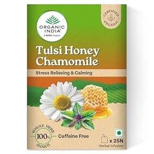 Organic Tulsi Honey Chamomile Green Tea 25N