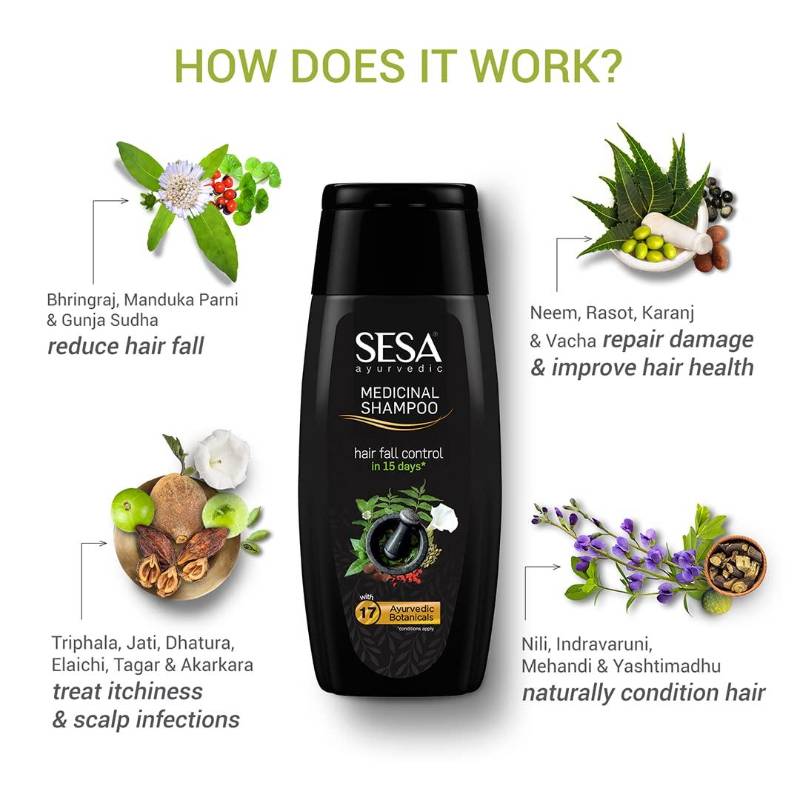 Sesa Ayurvedic Medicinal Shampoo 200ml