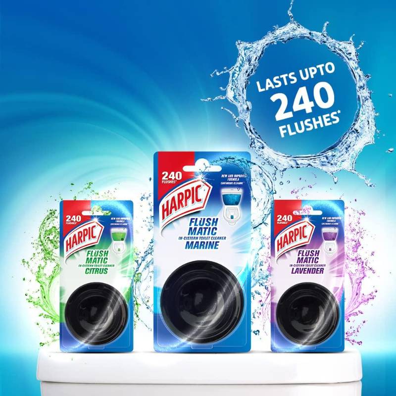 Harpic Flush Matic Citrus 2U 50g Each