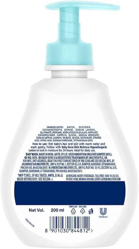 Dove Baby Wash 200ml