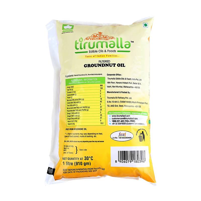 Tirumalla Groundnut Oil 1L