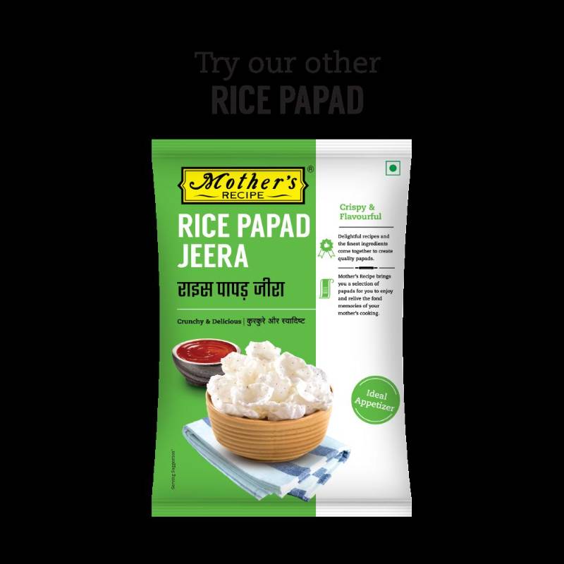 Mother Recipe Rice Papad Ajwain 75g