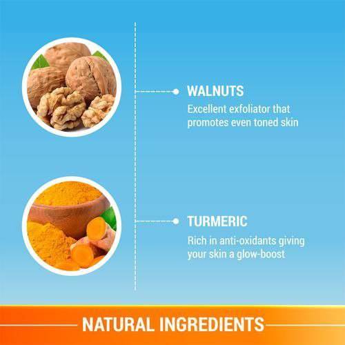 Lotus Detan After Sun Face Scrub Walnut & Turmeric 100g