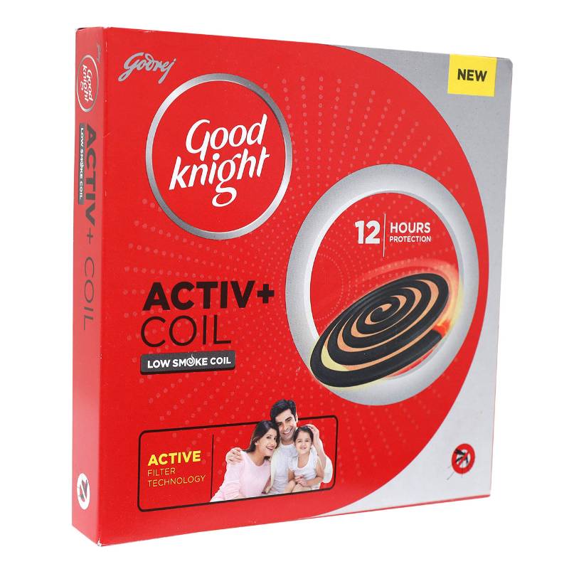 Godrej Good Knight Activ+ Coil Low Smoke 10N