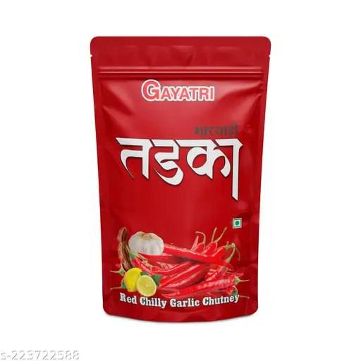 Gayatri Tadka Red Chilly Garlic Chutney 100g