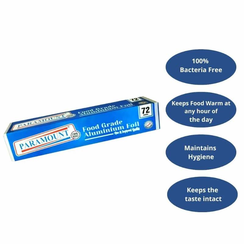 Parmount Food Grade Aluminium Foil 72 Mts.