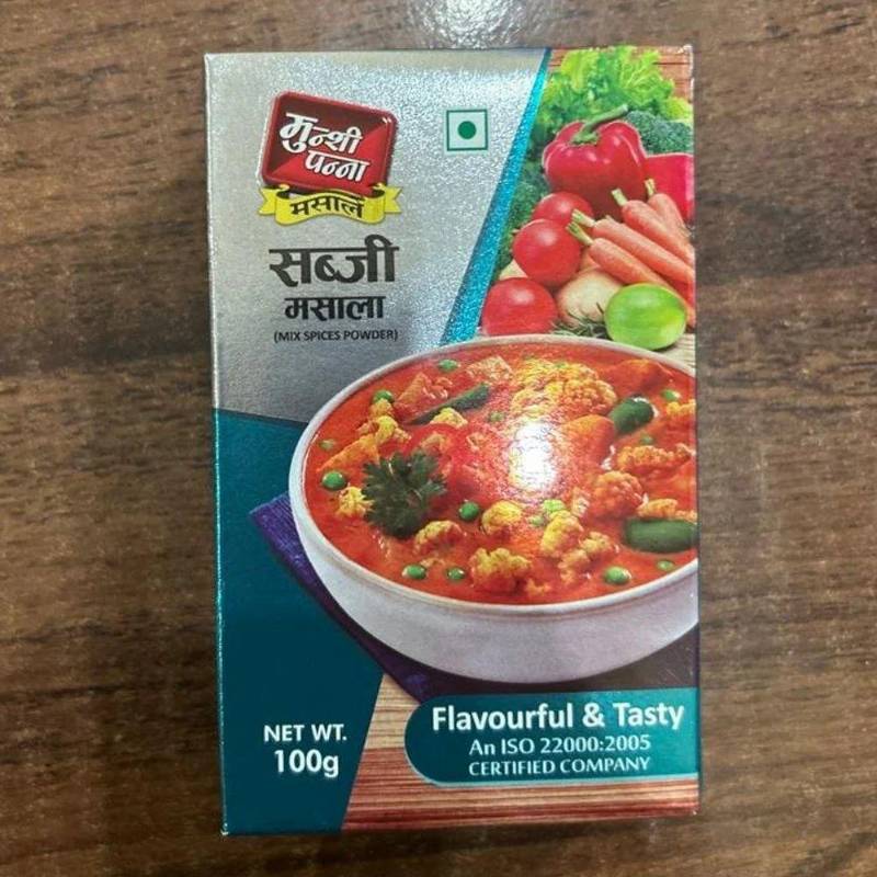 Munshi Panna Sabji Masala 100g